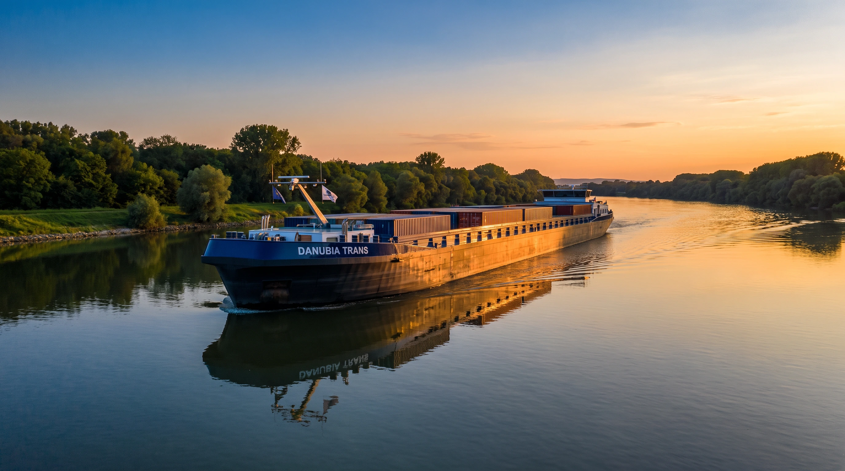 Navă fluvială și navă maritimă comparate